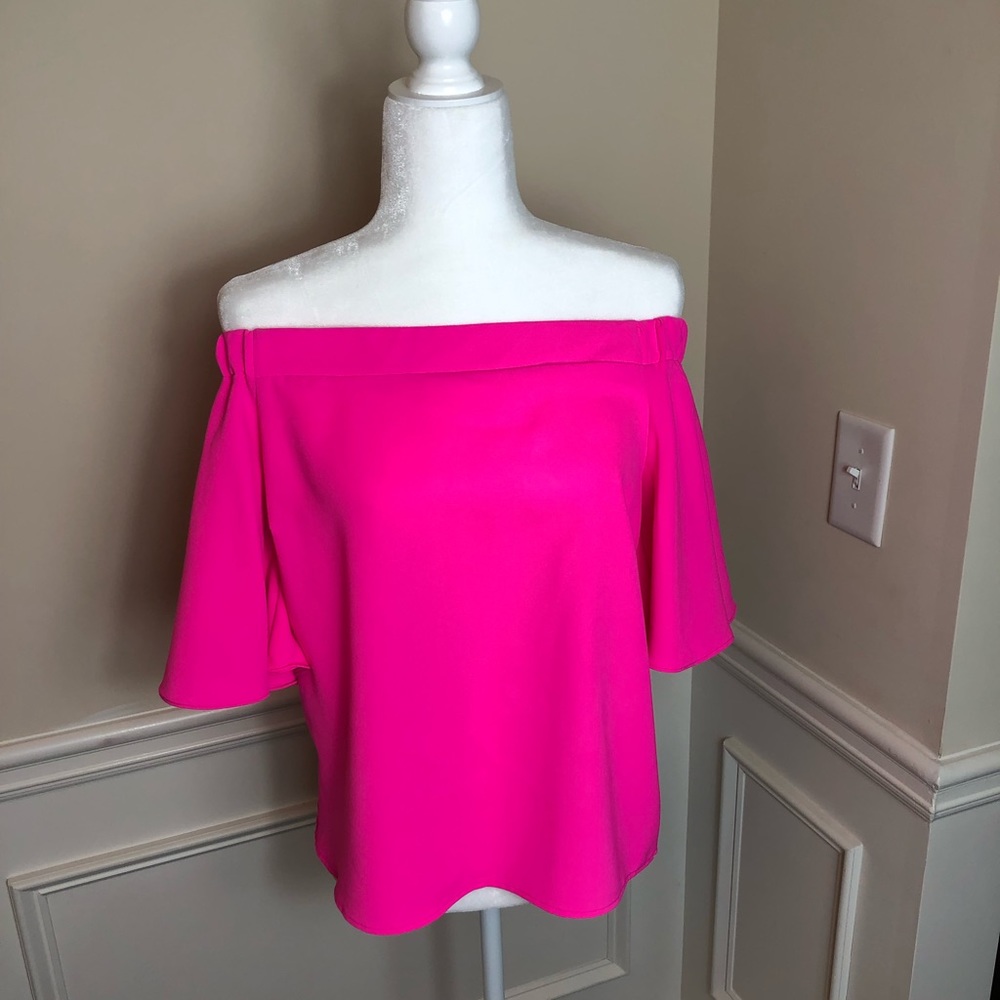 Neon pink top